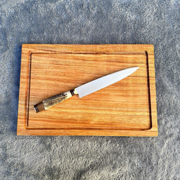 Tabla Paraíso 40x27 + Cuchillo de Acero Inoxidable - Hoja 20 cm - Imagen 3