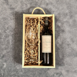 Caja con Copa y Vino – Opción con Personalización