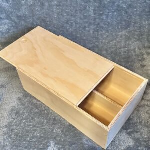 Caja Vacía para dos Botellas de Vino – Opción con Personalización